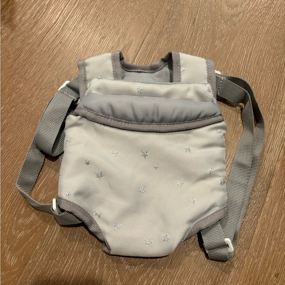 Pottery Barn Kids Doll Carrier Starry Silver